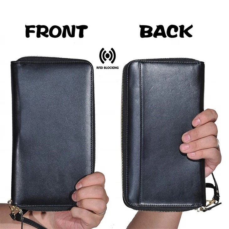 leather zipper wallet leather zipper wallet