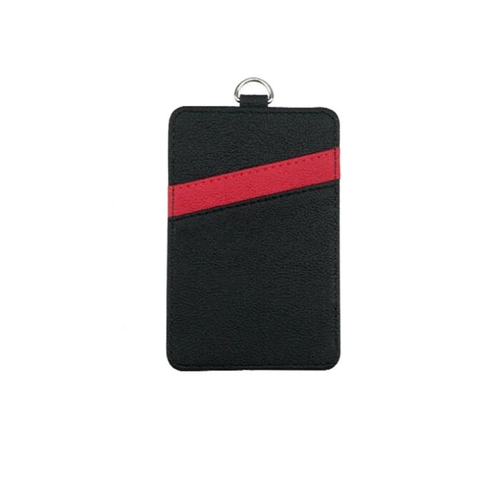 Black Leather Name Badge Holder Black Leather Name Badge Holder