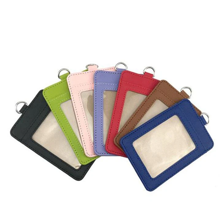 Colorful Leather Name Badge Holder Colorful Leather Name Badge Holder