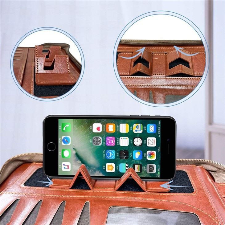 Custom Logo Leather File Folder