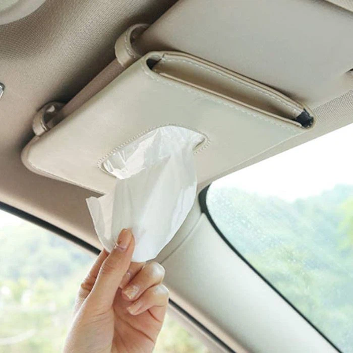 Visor Car Napkin Holder Tissue Case