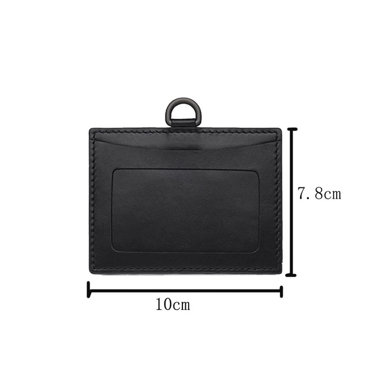 black Leather Name Tag black Leather Name Tag